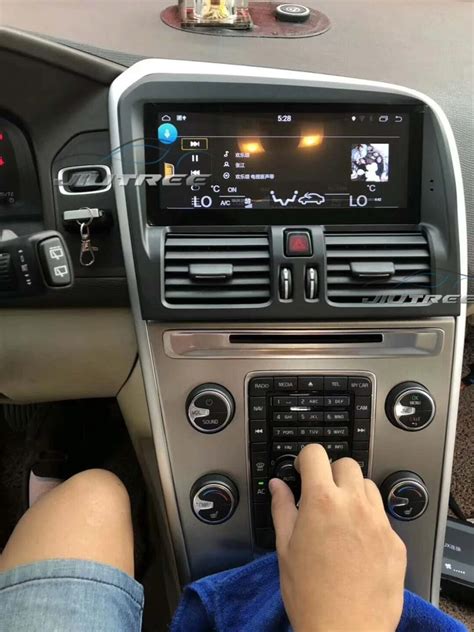 Din Android Car Autoradio Tesla Style For Volvo S V Car