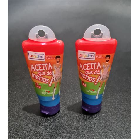 ACEITA QUE DÓI MENOS GEL DESSENSIBILIZANTE ANAL LINHA ORGULHO 15G