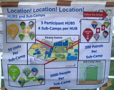 camp map  family activities