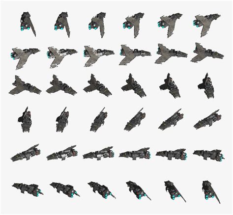 Spaceship Sprite Package By Kryptid On Deviantart Sprite Spaceship Images