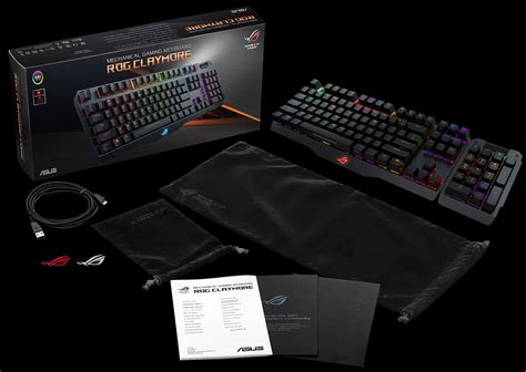 Asus Announces Availability Of The Rog Claymore Series Keyboards