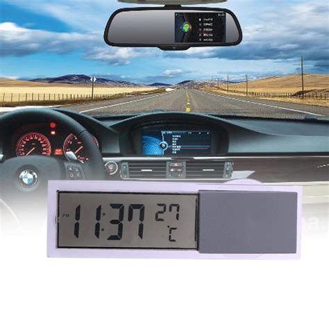 Mini In Digitale Klok Thermometer Met Auto Klo Grandado