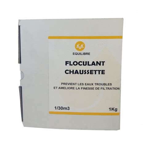 Gamme Blanche Floculant En Chaussette Kg Pour Piscine Sc Cwr