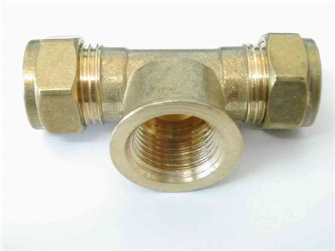 15mm X 15mm X 1 2 Female Bsp Compression Tee Stevenson Plumbing And Electrical Supplies