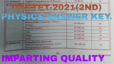 Osstet Nd Answer Key Physics Full Osstet Osstetpreparation