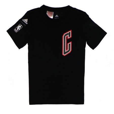 Adidas Camiseta Ni O Fan Wear Chicago Bulls Negro Rojo