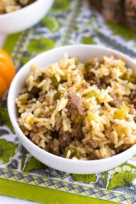 Try This Easy Rice Dressing Recipe Baked With The Traditional Flavors