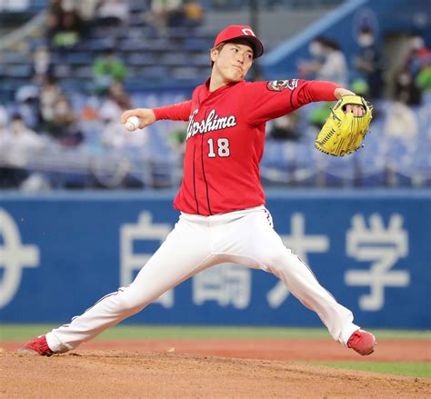 広島森下暢仁7回無失点も援護なく4勝目お預け 防御率リーグ2位浮上 プロ野球写真ニュース 日刊スポーツ