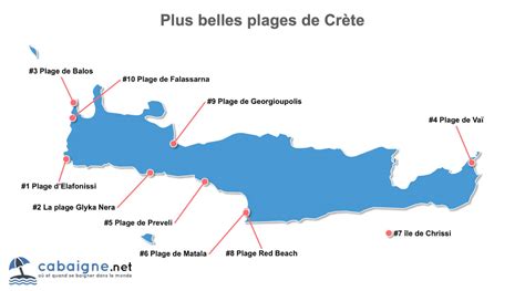 Top Des Plus Belles Plages De Crete Carte De Localisation Images