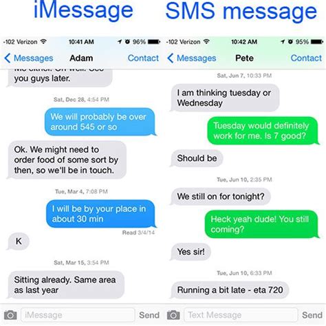 What Is The Difference Between Green And Blue Texts On An IPhone