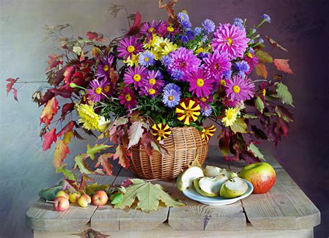 Nature Morte D Automne Puzzle En Fleurs Puzzles Sur TheJigsawPuzzles