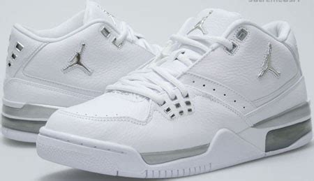 Air Jordan Flight 23 White / Metallic Silver - White- SneakerFiles