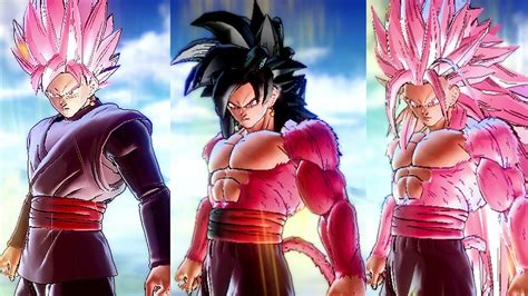 Dragon Ball XENOVERSE 2 BLACK GOKU All Transformations MOD YouTube