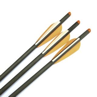 3 Pcs CROSSBOW 20 Inches Archery Carbon Arrows 400 Spine OD 8 8mm With