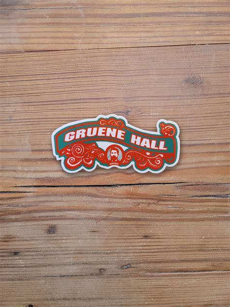 Gruene Hall Original Logo Sticker Cotton Eyed Joes