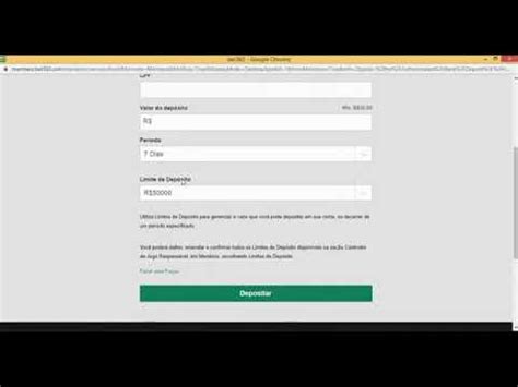 Como Depositar Na Casa Bet365 Atualizado 2020 YouTube