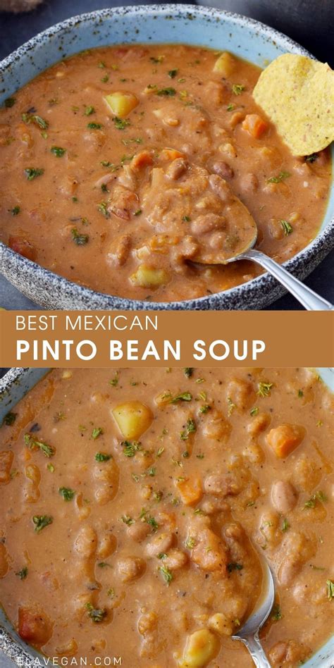 Mexican Pinto Bean Soup Artofit