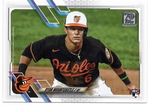 Ryan Mountcastle 2021 Topps Series One Rookie Sp Variation Ebay