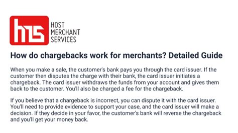 How Do Chargebacks Work For Merchants Detailed Guide