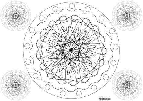 Coloriage Mandala Roue à Imprimer Et Colorier