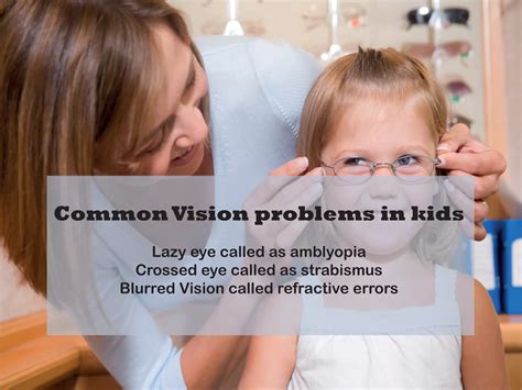 The different types of vision problems | PPT