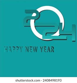 Happy New Year Modern Design Stock Vector Royalty Free