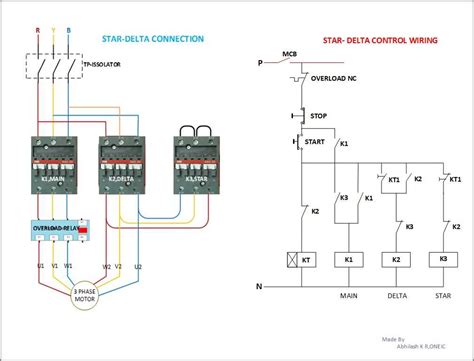 understanding star delta control circuit diagram
