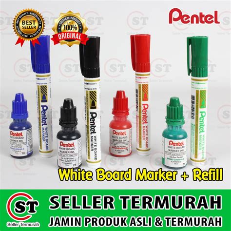 Jual Spidol White Board Permanent Marker Pentel Mw Asli Jepang