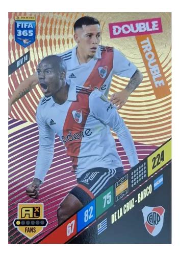 Carta Adrenalyn Xl Fifa De La Cruz Barco Riv Cuotas Sin