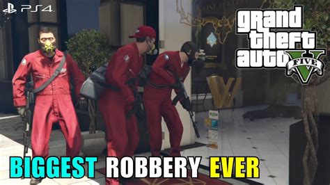 Robbery In City S Biggest Jewellery Shop Gta V Gameplay Youtube