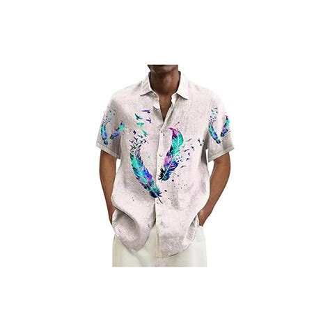 Jyjxfd Camicia Hawaiana Per Uomo Con Grafica D A Maniche Corte Con