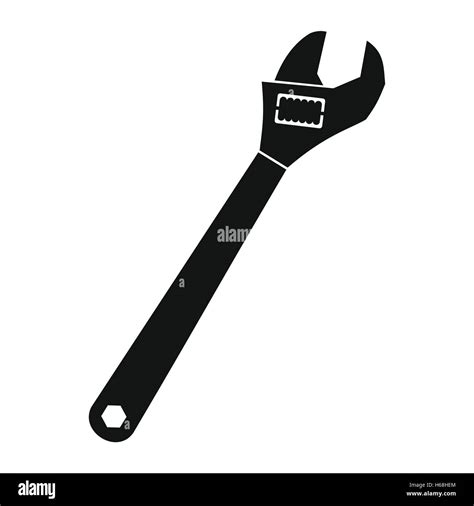 Wrench Adjustable Spanner Or Monkey Spanner Stock Vector Image Art