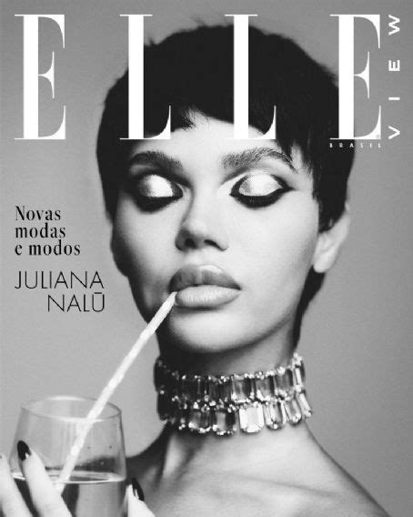 Juliana Nalú Elle Magazine February 2024 Cover Photo Brazil