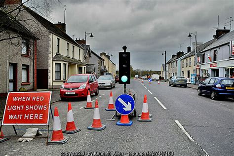 Road Works Beragh Kenneth Allen Geograph Ireland