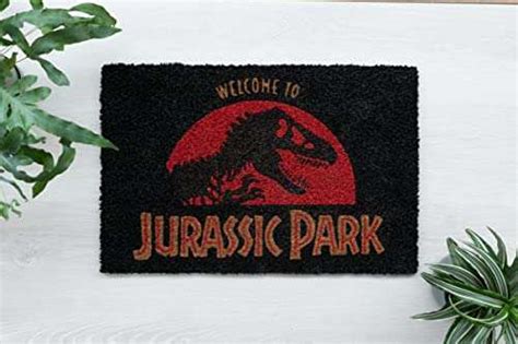 Paillasson Jurassic Park 40x60 cm à seulement 14 39 chez Amazon Dealabs