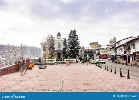 Veliko Tarnovo street view editorial stock photo. Image of town - 101487893