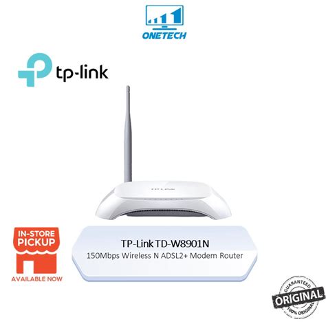 Tp Link Td W N Mbps Wireless N Adsl Modem Router All In One