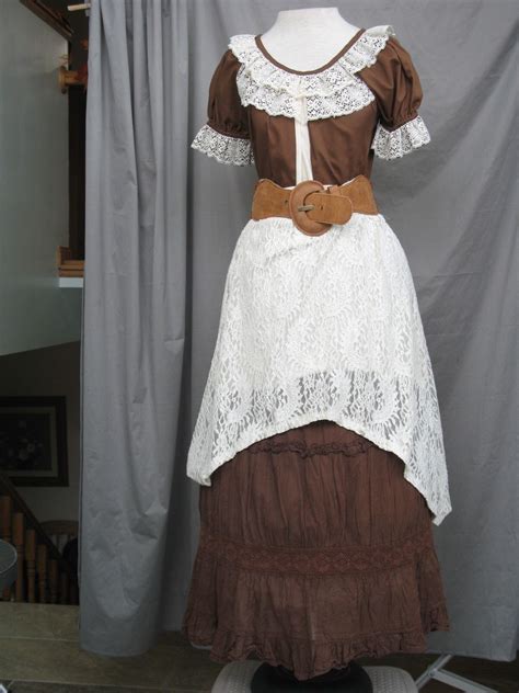 Western Dress Victorian Costume Civil War Prairie Sty… Gem