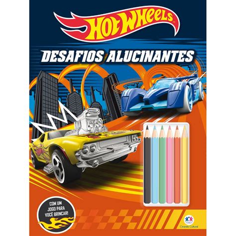 Livro Atividades e diversão hot wheels