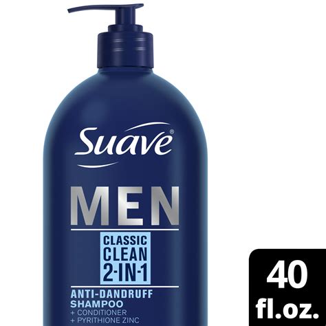 Suave Men Shampoo And Conditioner 2 In 1 Anti Dandruff Shampoo And Conditioner With Pyrithione