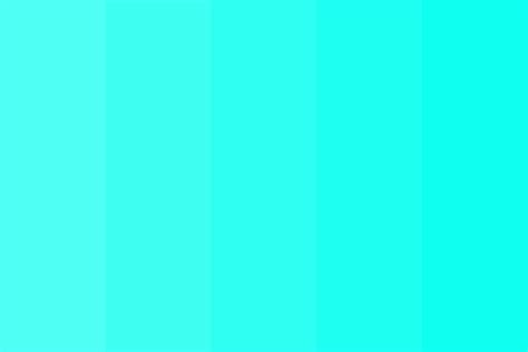 Bright Turquoise Color Palette