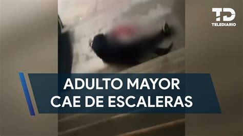 Adulto Mayor Resulta Lesionado Tras Caer De Escaleras En Estaci N