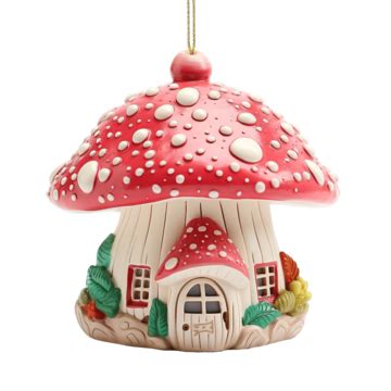 Aesthetic House Mushroom Ornament House Mushroom Dwarf Png