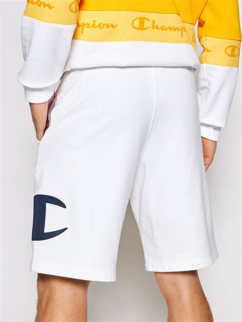 Champion Sportshorts Satin Twill C Logo Wei Regular Fit