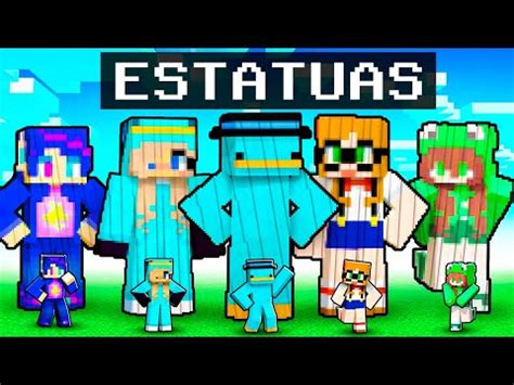 Batalla De Estatuas De Fans Locas En Minecraft Youtube