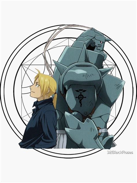 Fullmetal Alchemist Sticker By 32blackroses In 2021 Fullmetal Alchemist Anime Alchemist