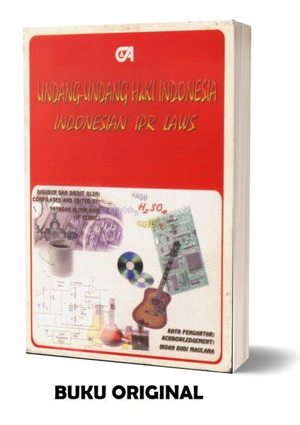 Jual Buku Undang Undang Haki Indonesia Indonesian Ipr Laws Di Lapak