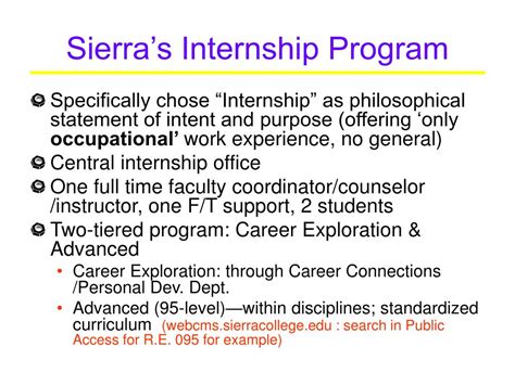 Ppt Nuts And Bolts Of Community College Internships Powerpoint Presentation Id 2415185