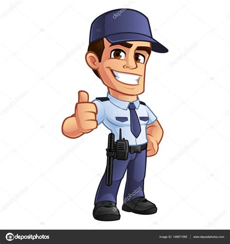 Bonito Guardia De Seguridad Vector De Stock 148871065 De Vector5000