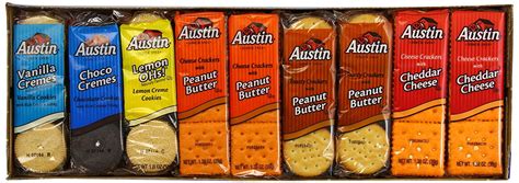 Austin Cookies And Crackers 45 Count Variety Pack 649 Shipped Wheel N